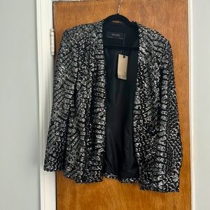 **NEVER WORN WITH TAGS** Zara Sequin Blazer size XL